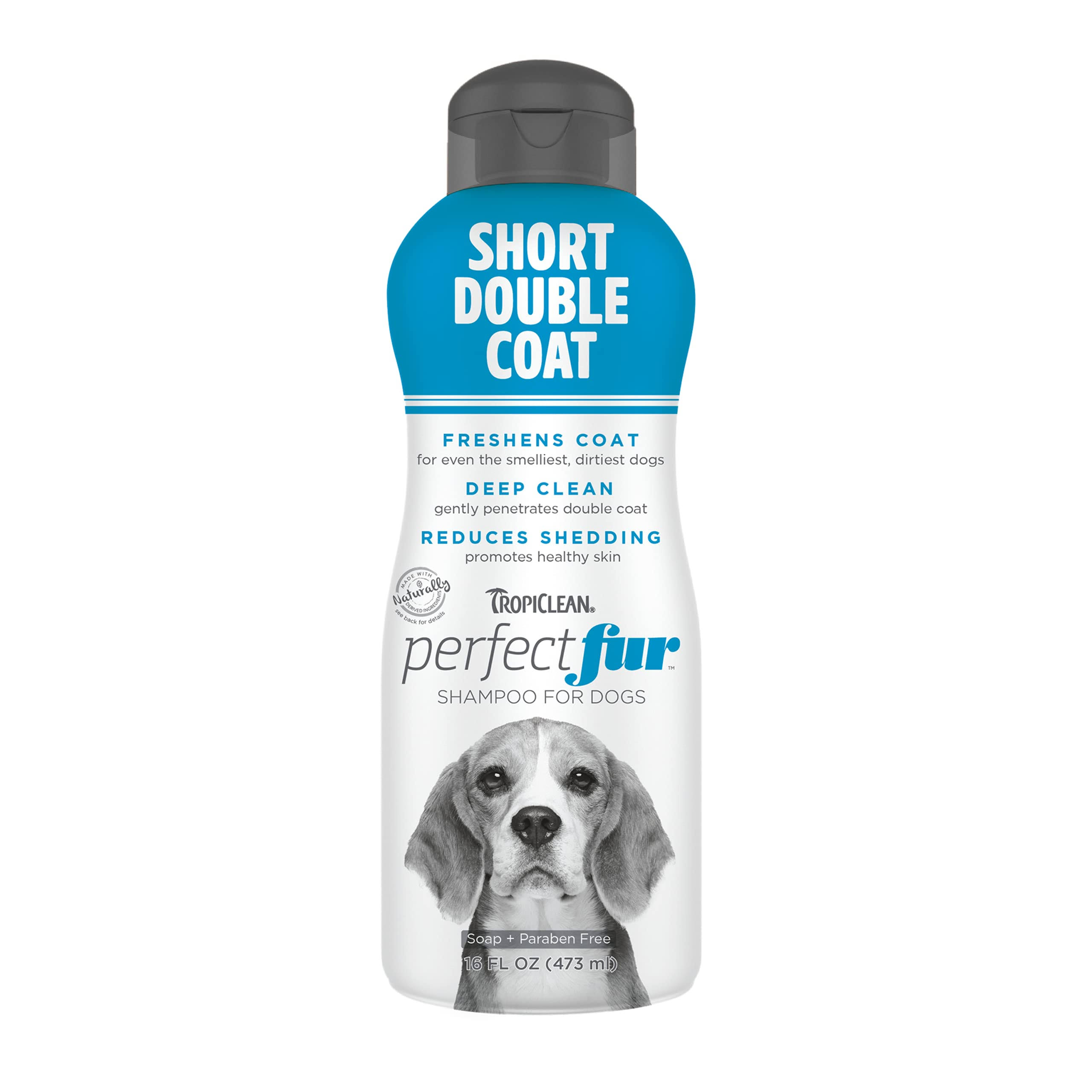 Tropiclean Perfect Fur Short Double Coat Shampoo for Dogs - 473ml
