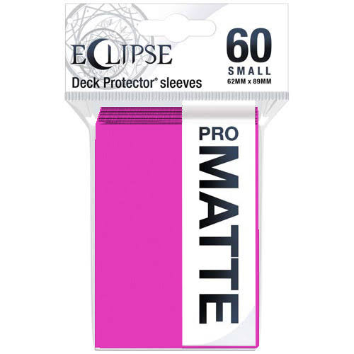 Ultra Pro Eclipse Matte Small Sleeves: Hot Pink (60)