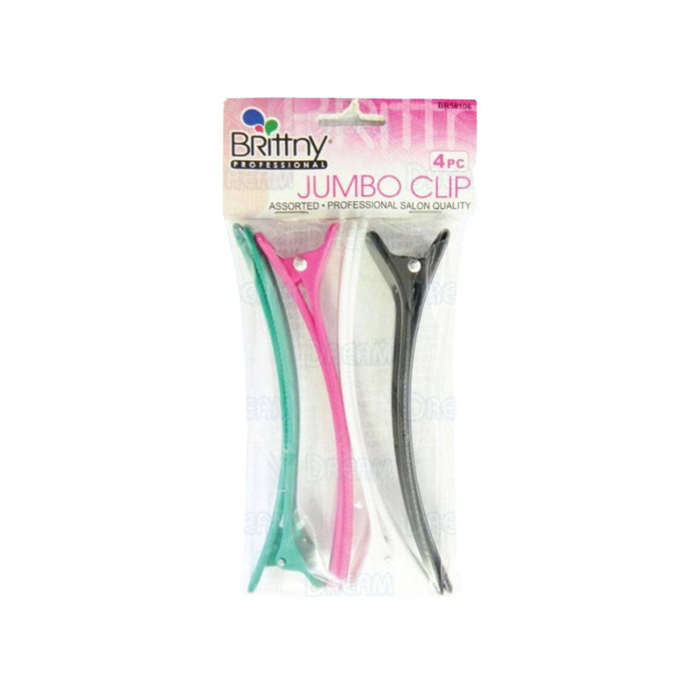 Brittny Jumbo Clip, 4 PC Count | Haircare | Delivery guaranteed | Free Shipping On All Orders | 30 Day Money Back Guarantee