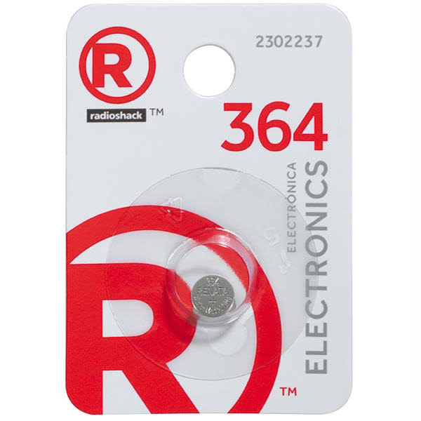 RadioShack 364 1.55v Silver-Oxide Button Cell Battery