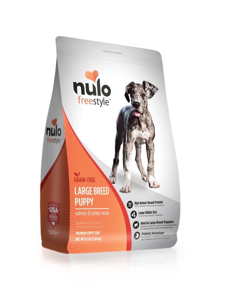 Nulo Freestyle Grain-Free Salmon and Turkey Large Breed Dry Puppy Food 4.5 lbs