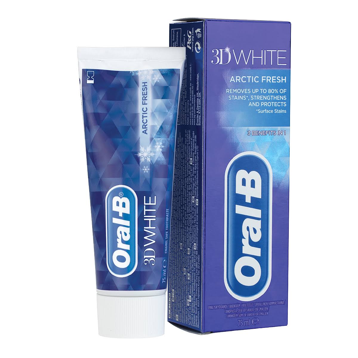 Oral B 3D White Arctic Fresh Toothpaste 75 ml