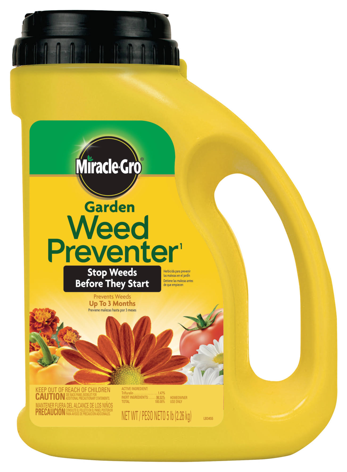 Scotts Miracle Gro Garden Weed Preventer - 5lbs