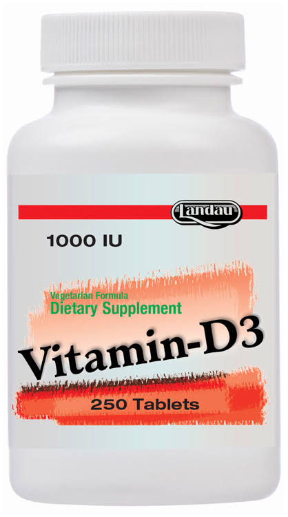 Landau Kosher Vitamin D3 Tablets - 1000IU, 250ct