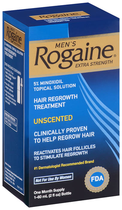 Rogaine Men's Extra Strength Topical Solution Hair Regrowth Treatment