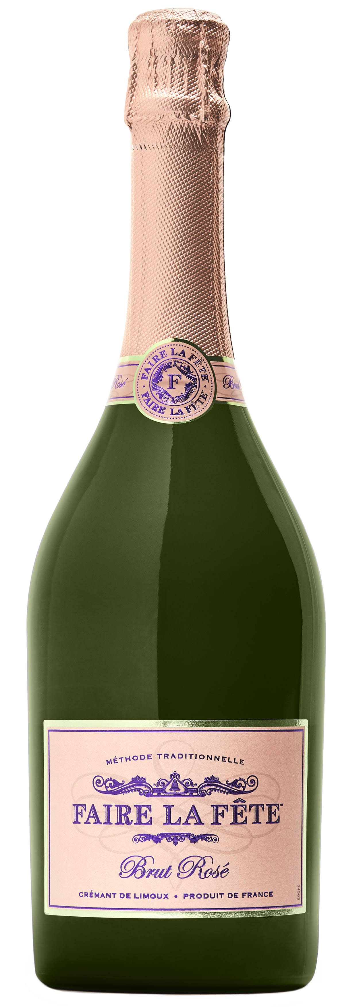 Faire La Fete Sparkling Wine, French, Brut Rose - 750 ml