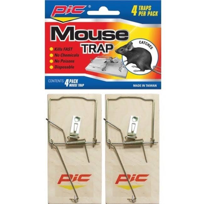 Wood Mouse Traps - 4pk
