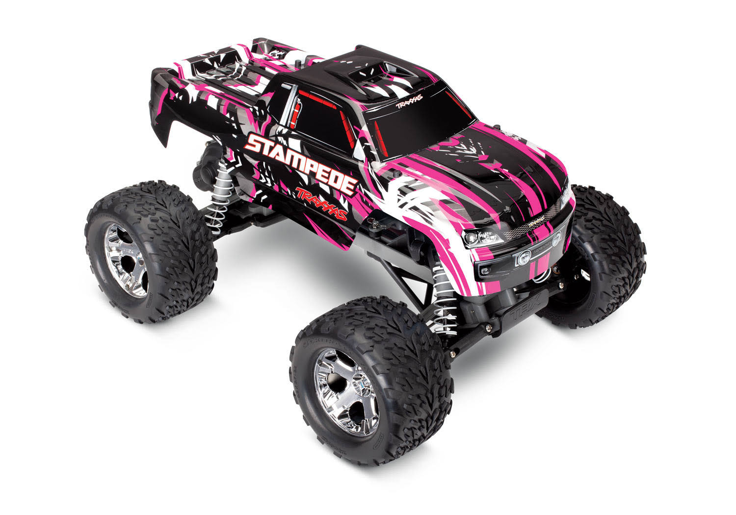 Traxxas Stampede Pink RTR +12V Charger + Battery / TRX36054-1PiNKX