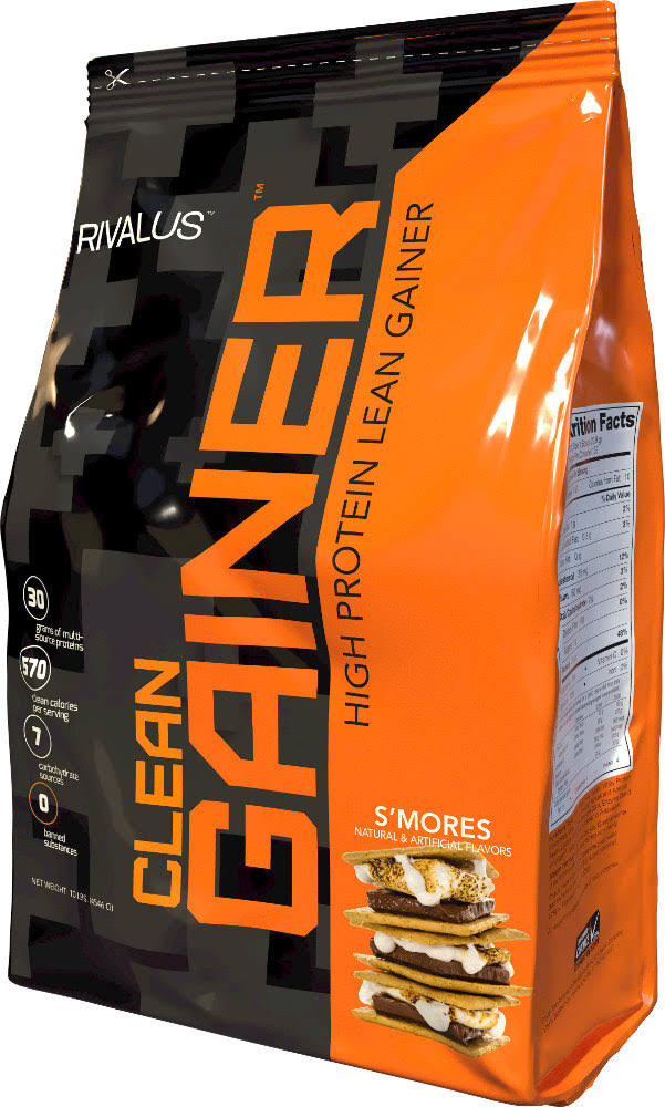 Rivalus Clean Gainer - 10lbs S'mores