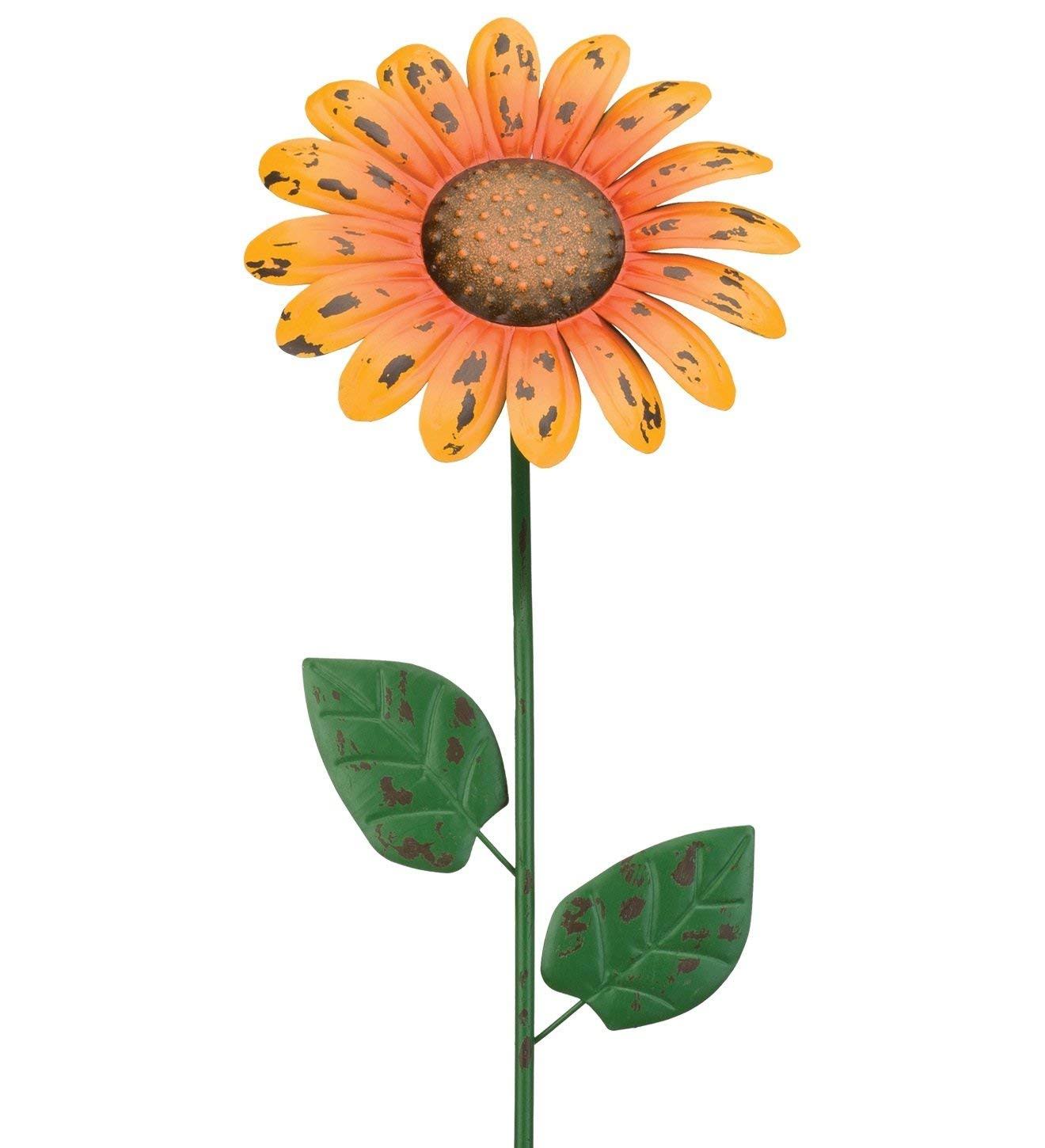 Regal Art & Gift Daisy Rustic Flower Garden Stake