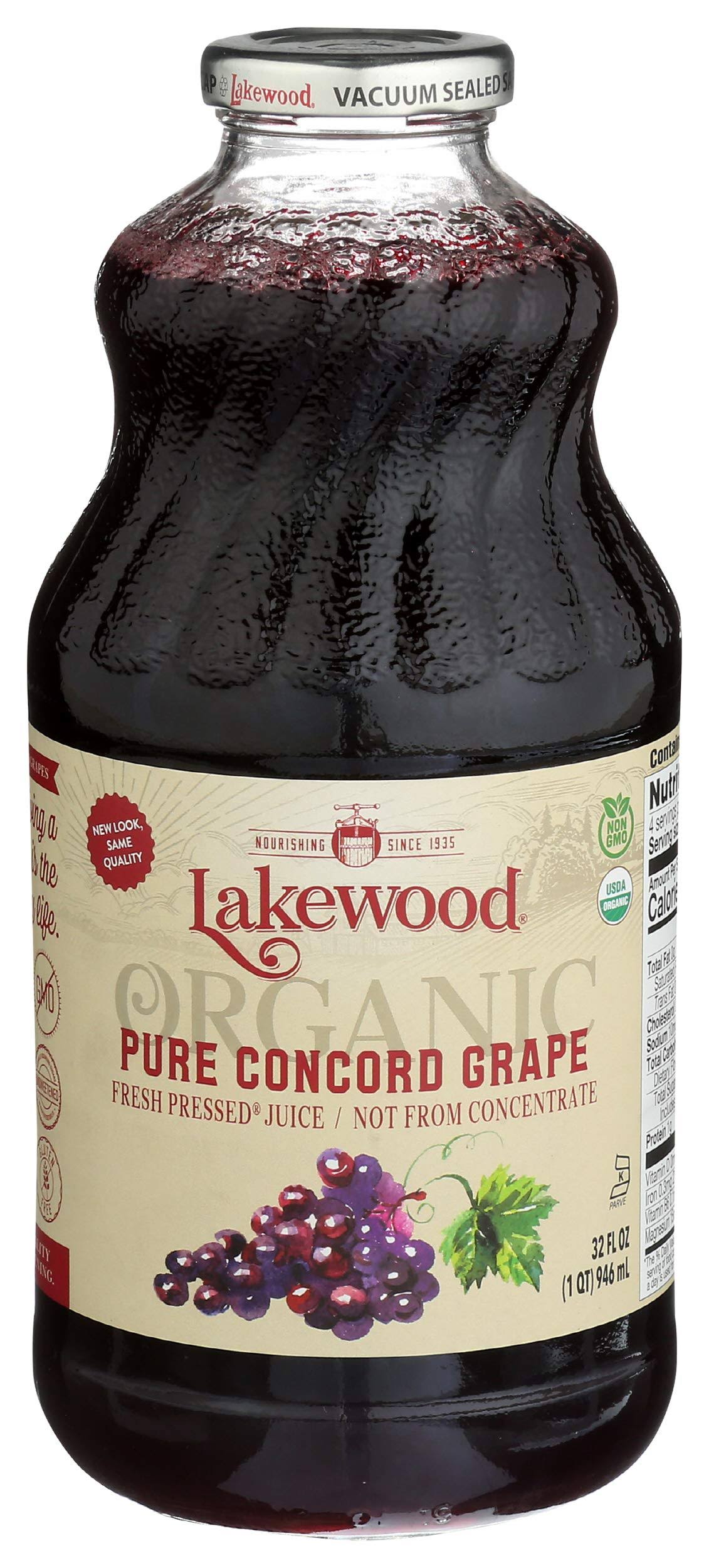 Lakewood Organic Pure Concord Grape Juice - 32oz