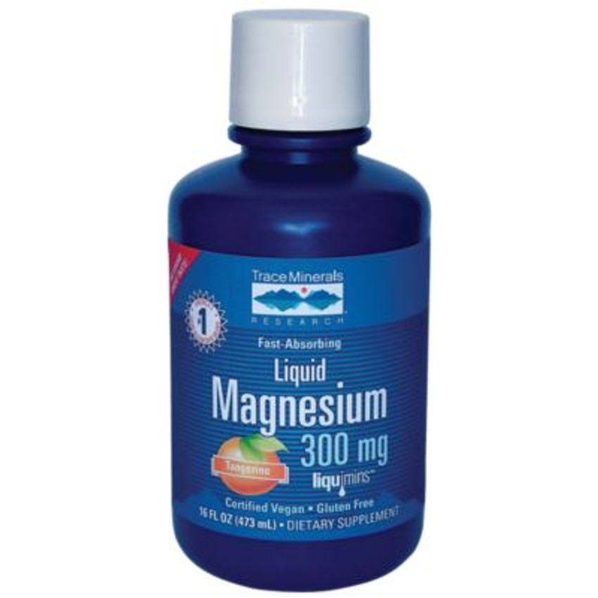 Trace Minerals Research Liquid Magnesium 300Mg Dietary Supplement - 473ml