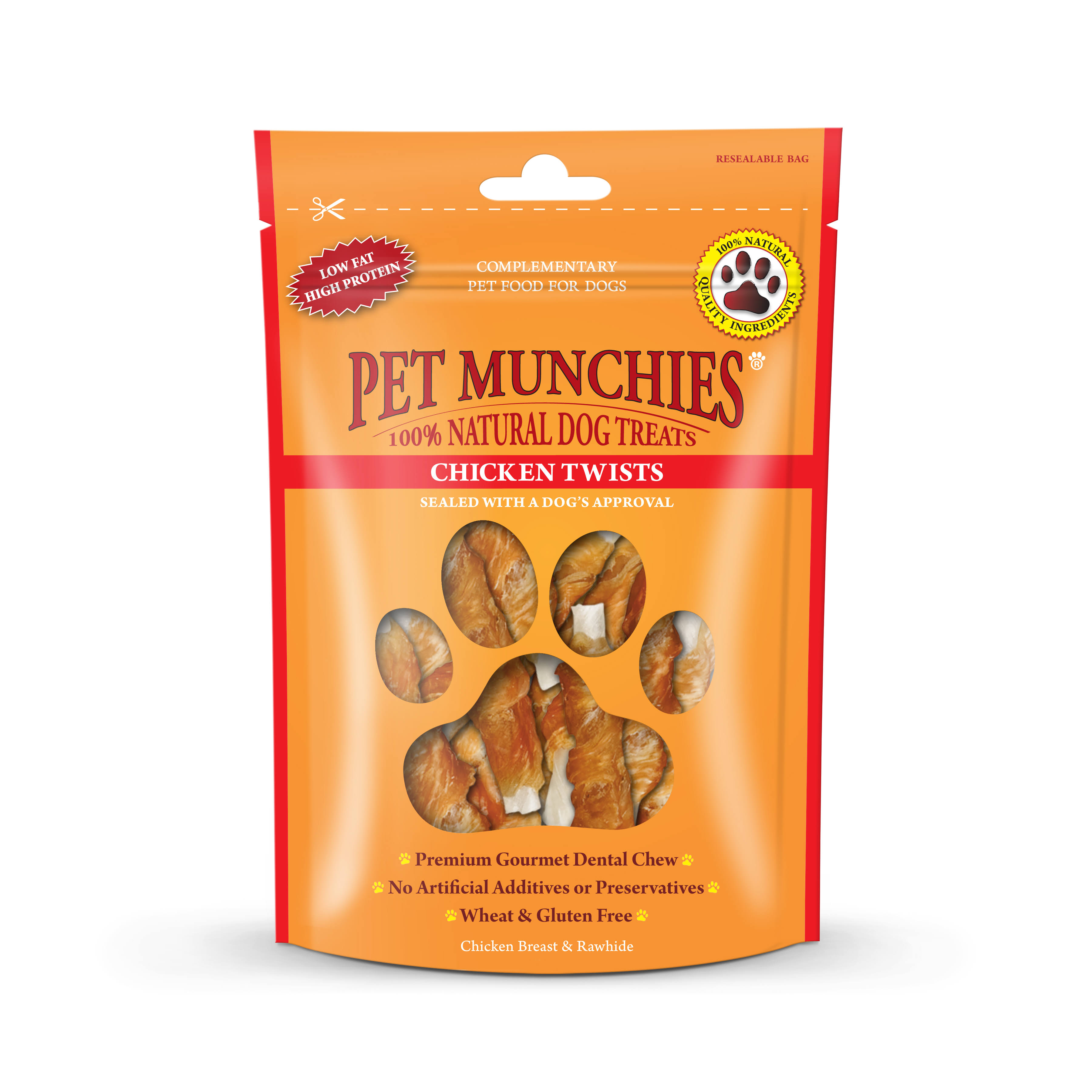 Pet Munchies Dog Treats - Chicken Twists