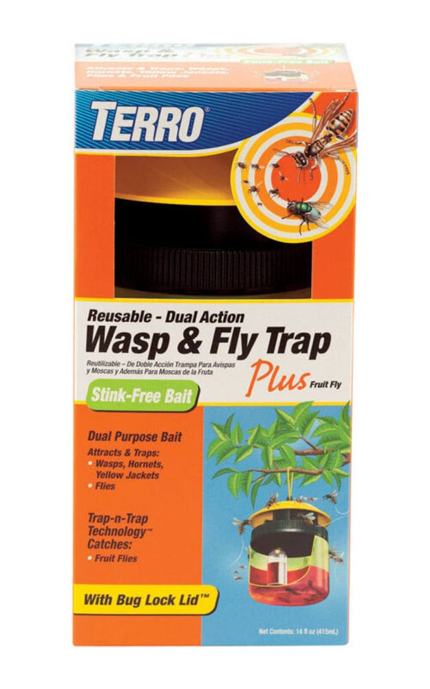 TERRO T514 Wasp & Fly Trap Plus Fruit Fly