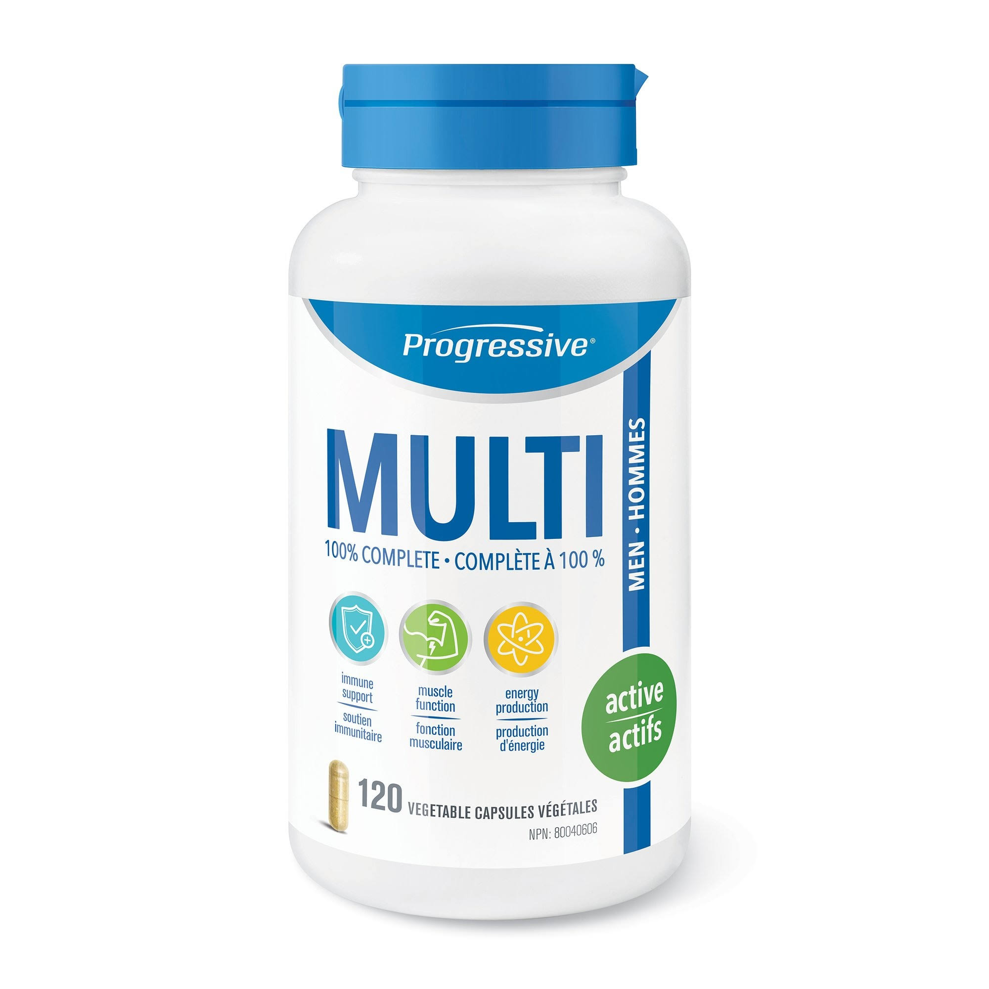 Progressive Nutritional Therapies® MultiVitamins Active Men Vitamin and Mineral Supplement - 120ct
