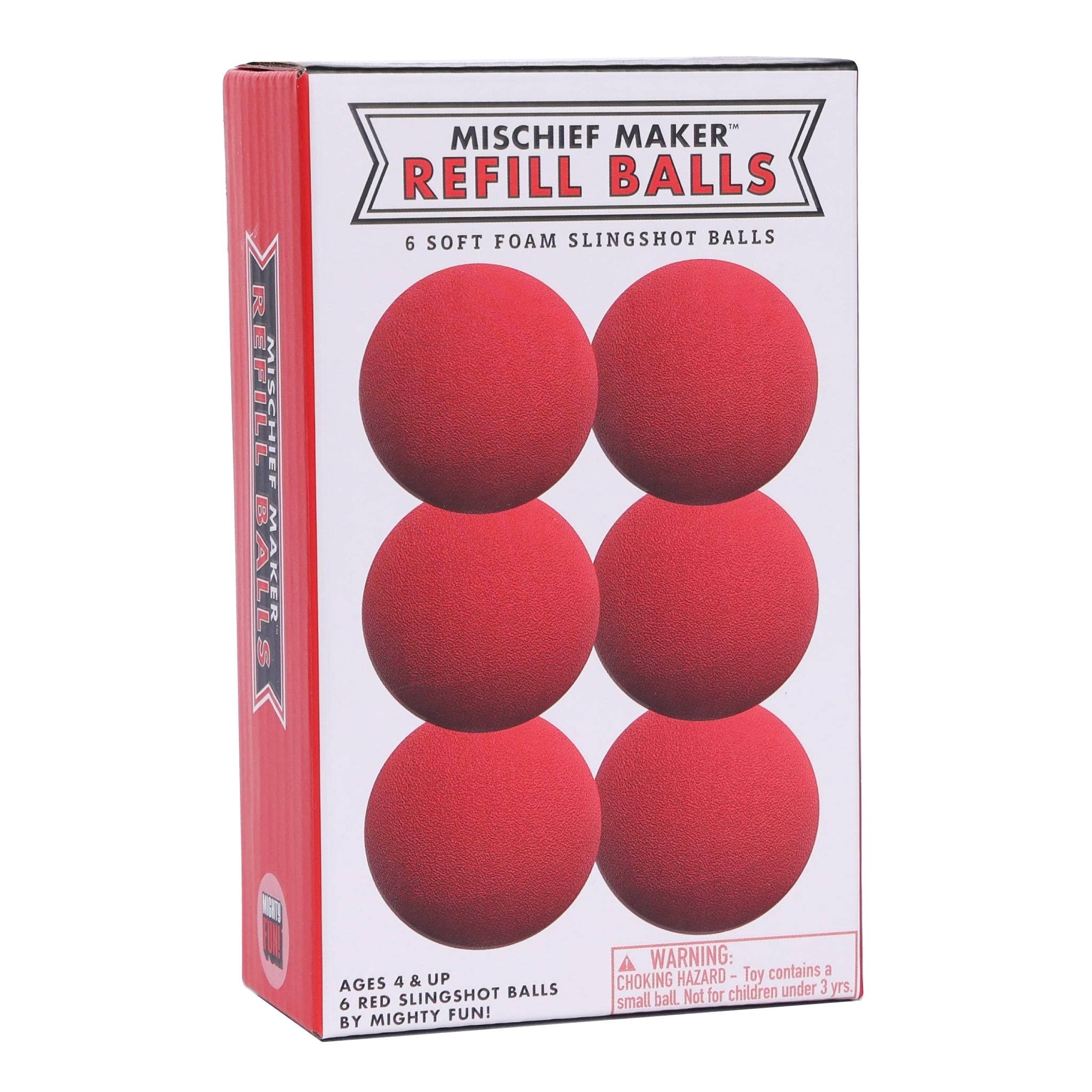 Mighty Fun Mischief Maker Slingshot Refill Balls Red