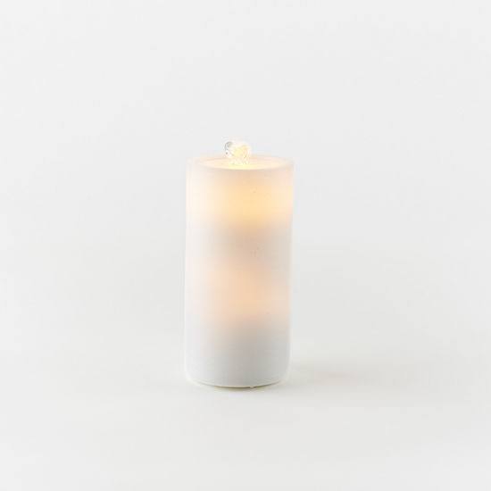 One Hundered 80 Degrees White Water Wick Candle with Remote