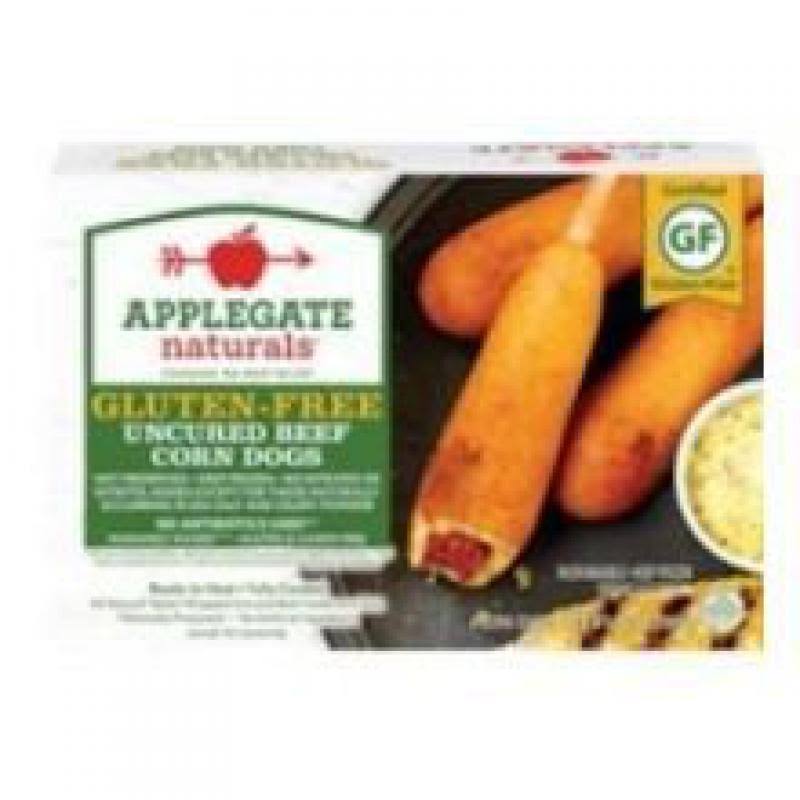 Applegate Naturals Gluten-Free Uncured Beef Corn Dogs - 10oz, 4pcs
