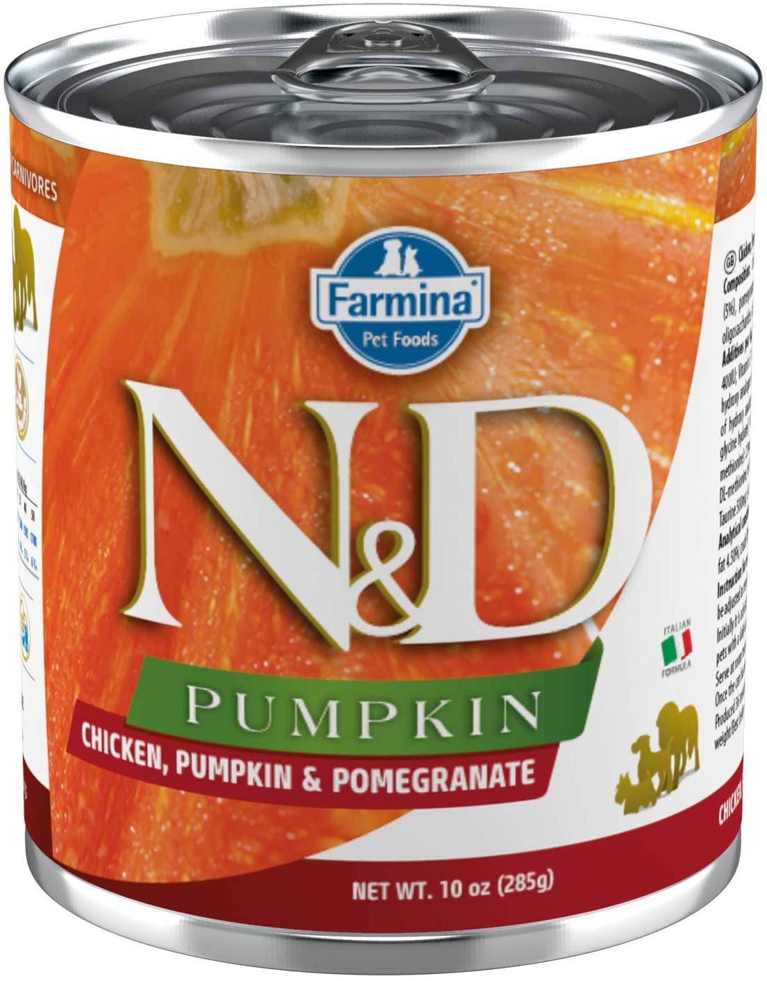 N and D Pumpkin Chicken Dog Canned Food - 285g
