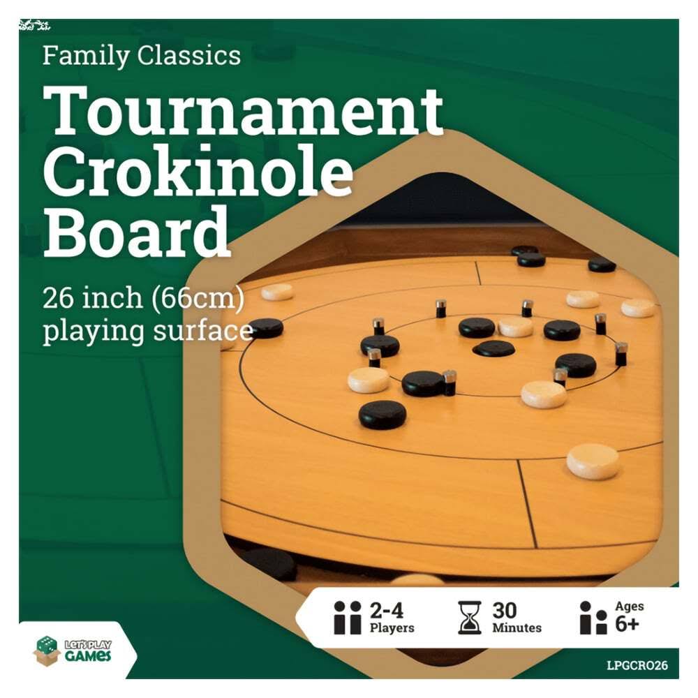 LPG Tournament Crokinole Board and Carry Bag | Ozzie Collectables