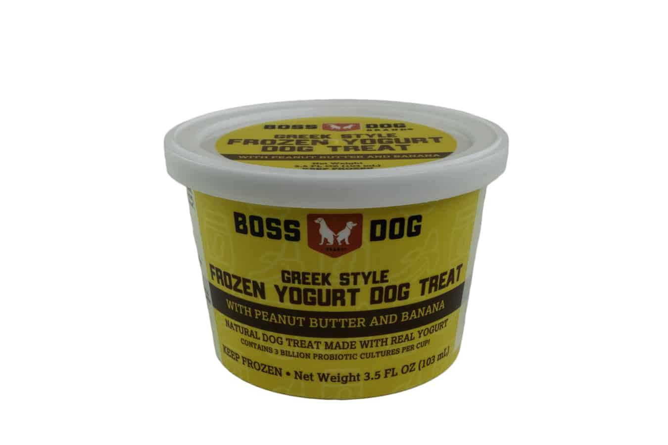 Boss Dog Greek Style Frozen Yogurt Peanut Butter & Banana Dog Treat