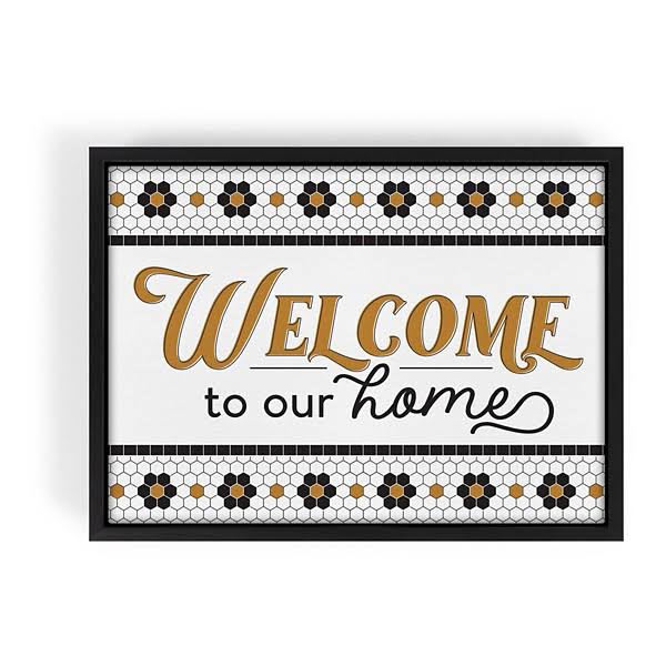 P. Graham Dunn Welcome to Our Home Canvas