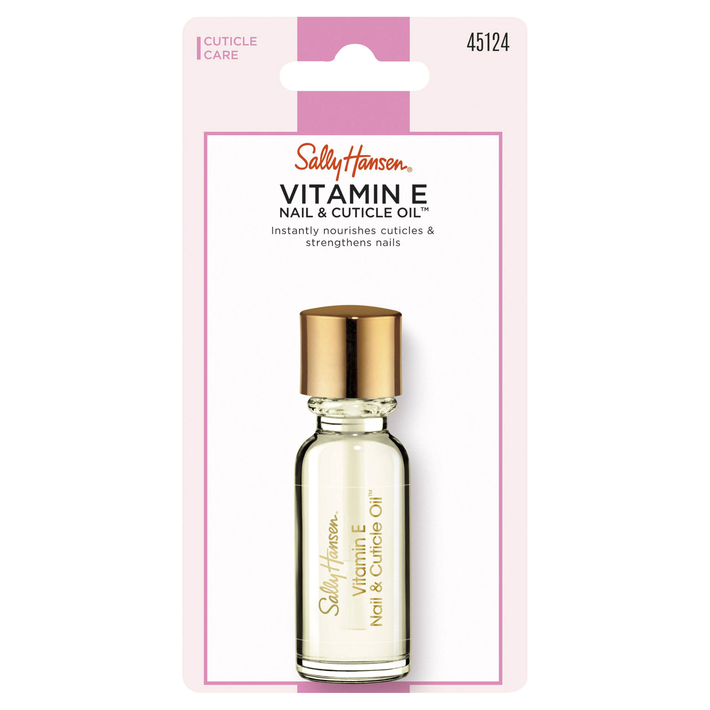 Sally Hansen Nail & Cuticle Oil, Vitamin E - 0.45 fl oz