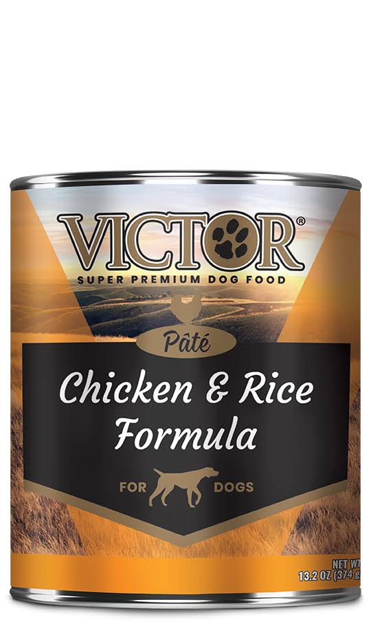 Victor Canned Dog Food - Chicken And Rice, 13.2oz
