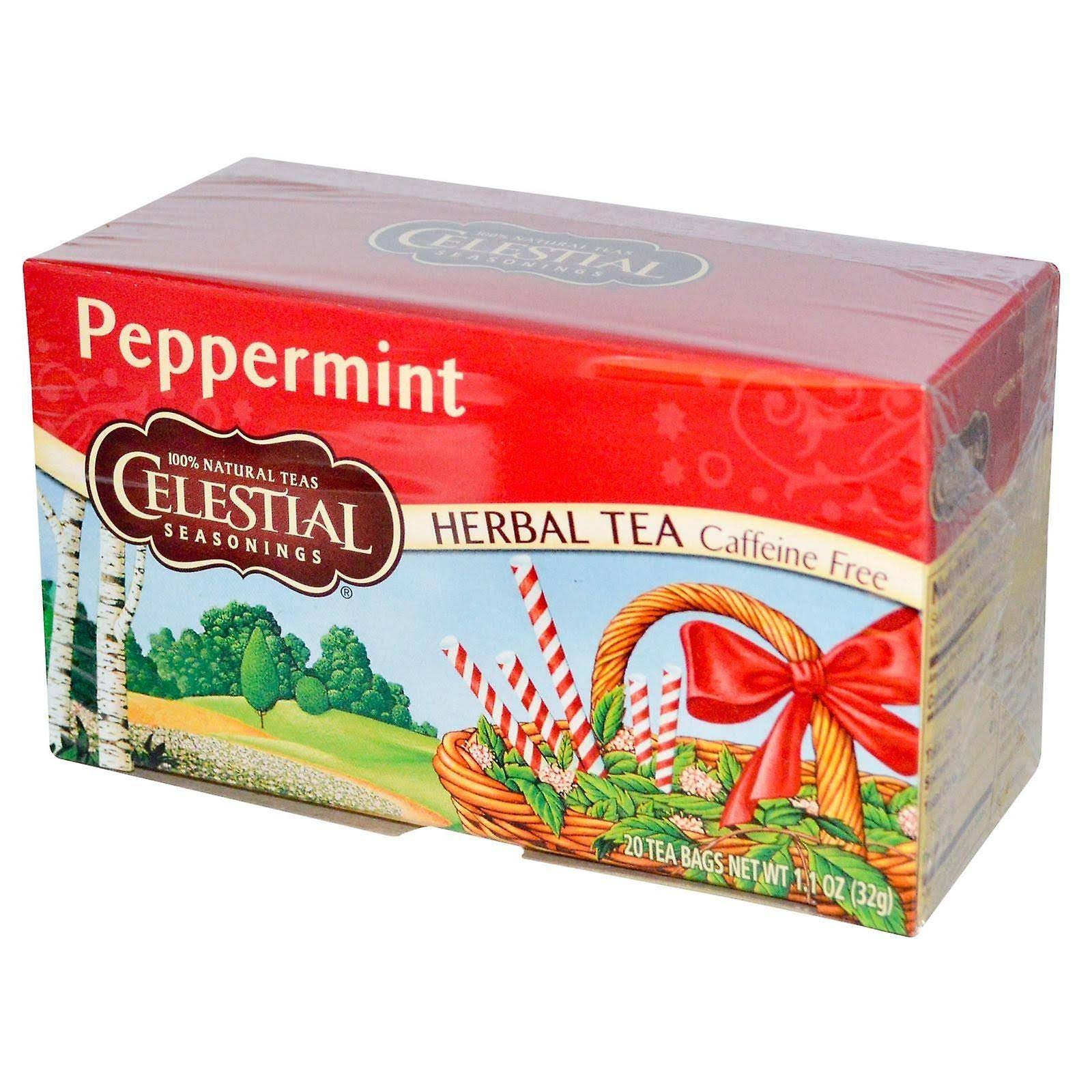 Celestial Seasonings Peppermint Herbal Tea - 1.1oz, x20