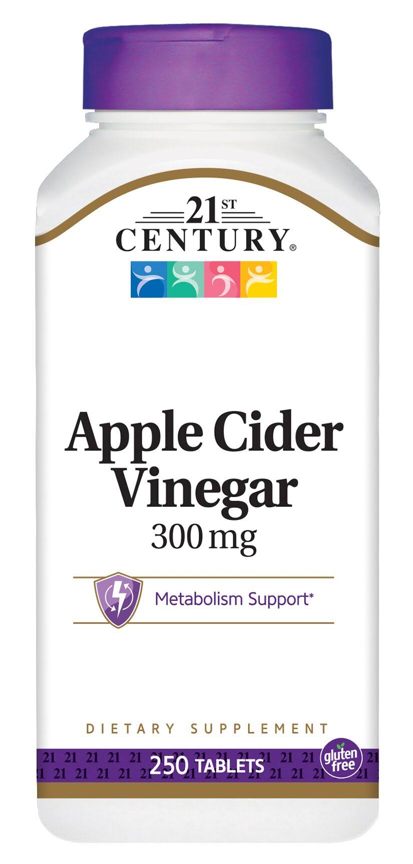 21st Century Apple Cider Vinegar - 300mg, 250 Tablets
