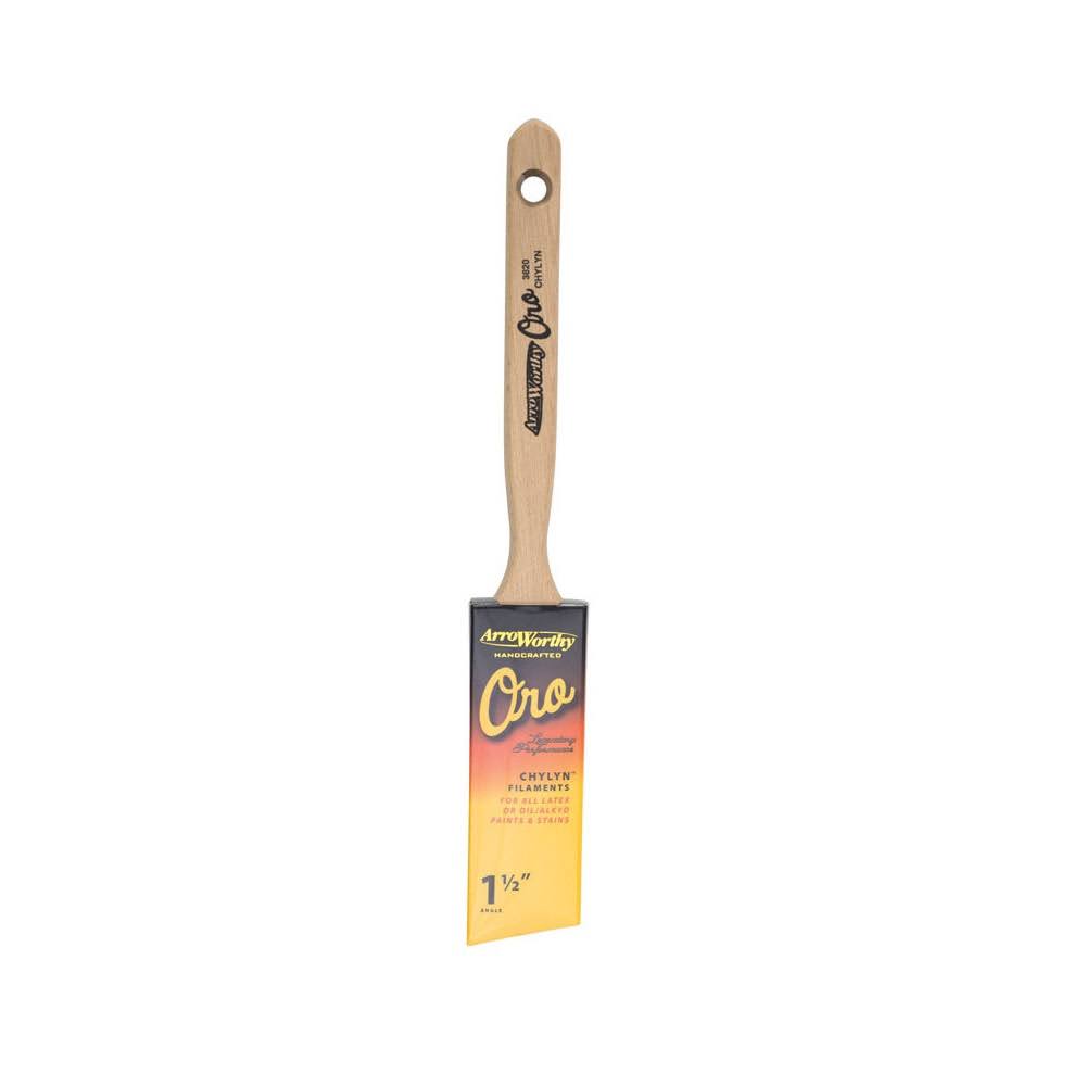 Arroworthy 3820-1.5 Oro Angle Chylyn Paint Brush | Garage | Delivery Guaranteed | Best Price Guarantee | Free Shipping on All Orders