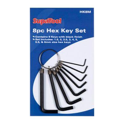 Supatool Metric Hex Key Set