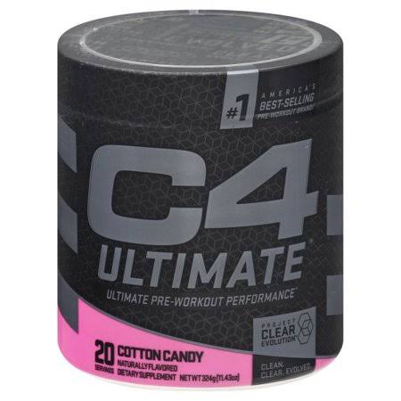 C4 Ultimate Pre-Workout, Cotton Candy - 324 g