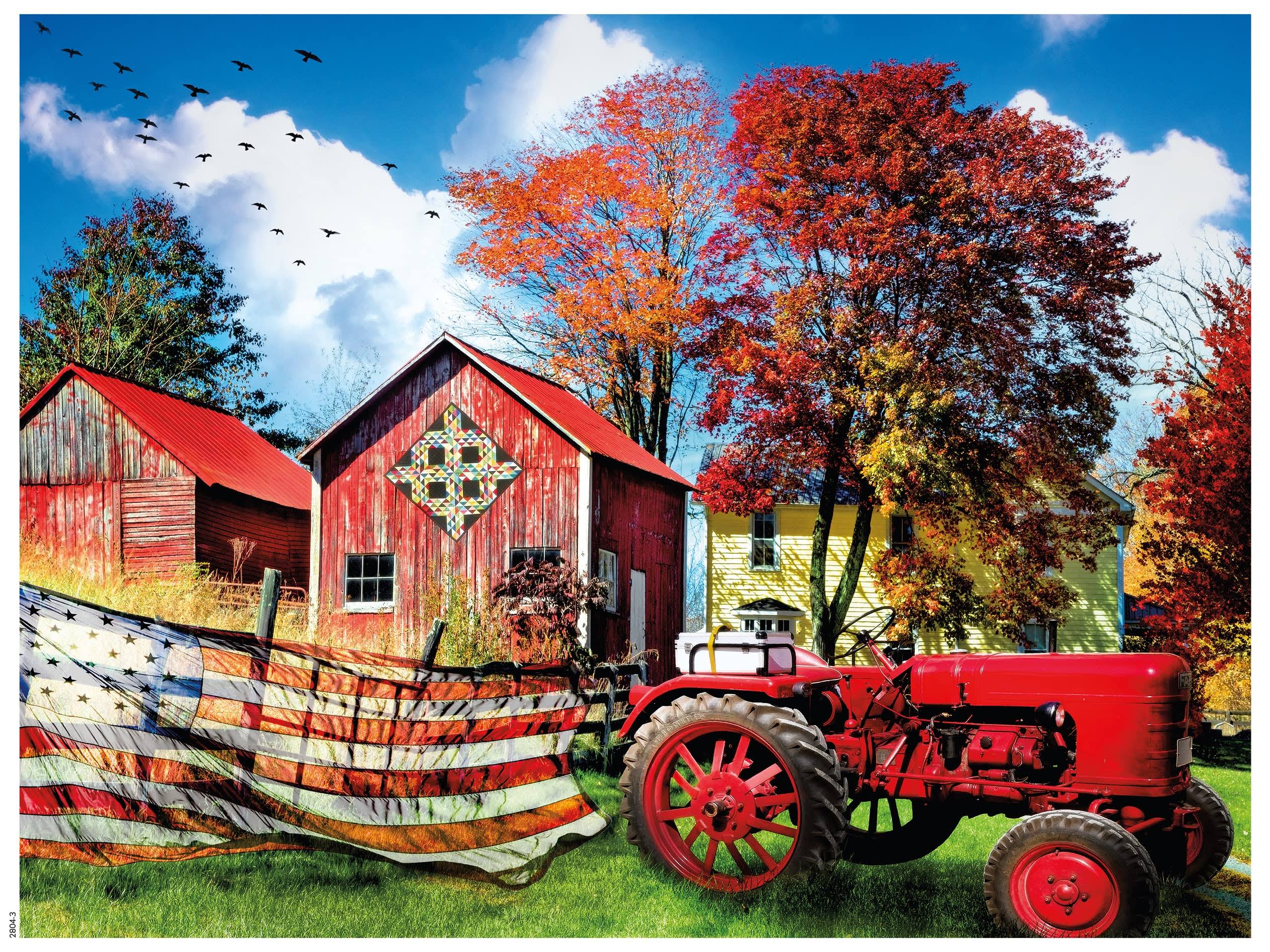 Ceaco - Autumn Red White and Blue - 750 Piece Jigsaw Puzzle