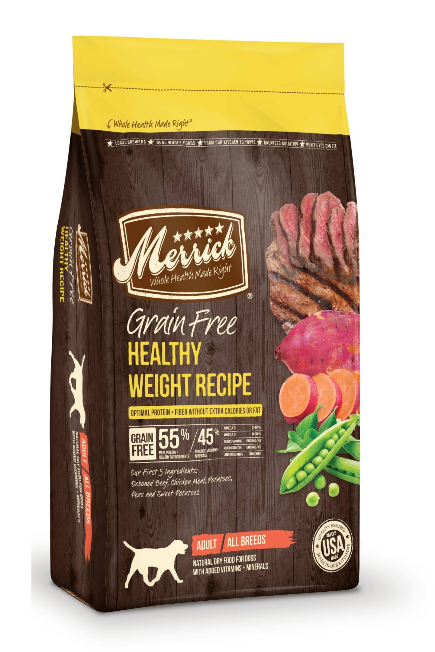 Merrick Grain-Free Healthy Weight Dog Food - Healthy Weight Recipe