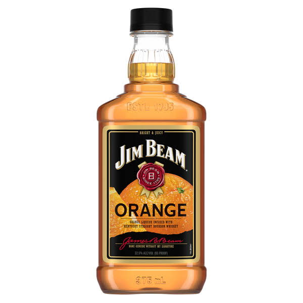 Jim Beam Orange Bourbon Whiskey - 375 ml