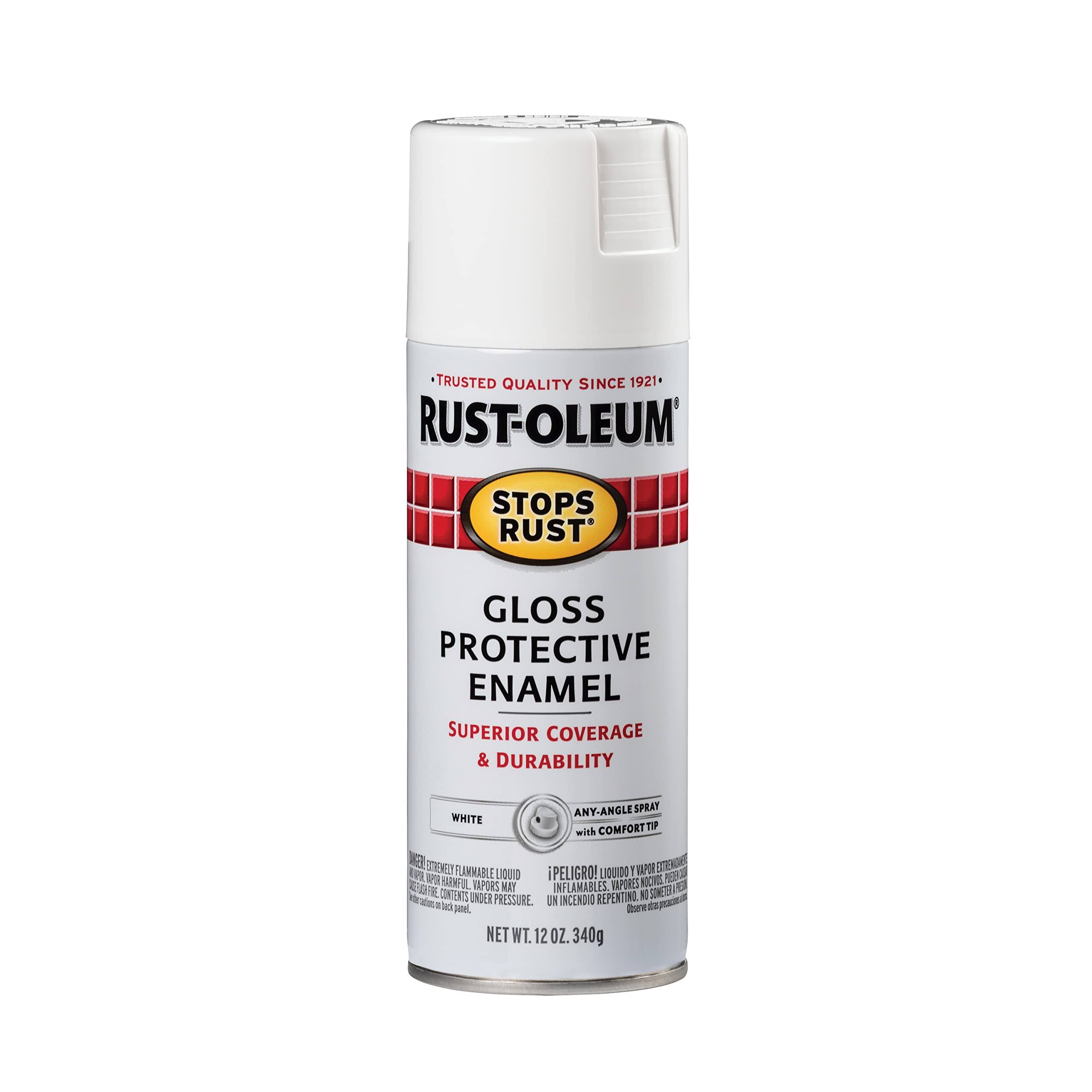 Rust-Oleum Stops Rust Protective Enamel Spray - Gloss White, 12oz