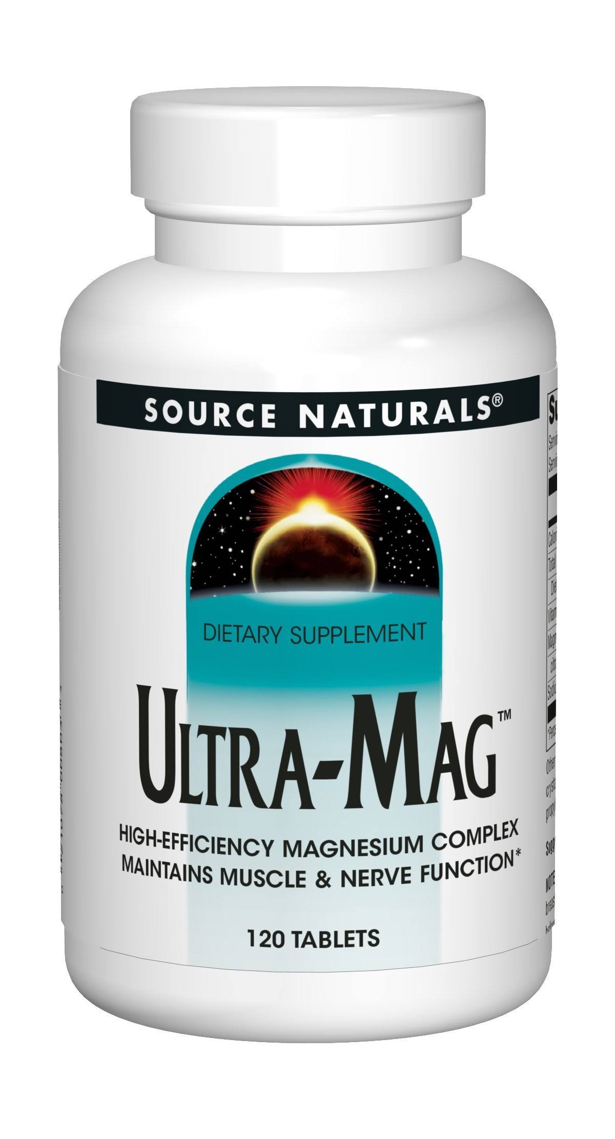 Source Naturals Ultra-Mag Dietary Supplement - 120 Tablets