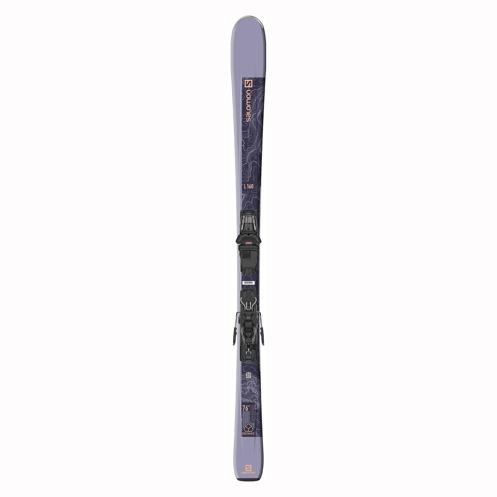 Salomon Distance 76+m10 Gw Alpine Skis Grey 170