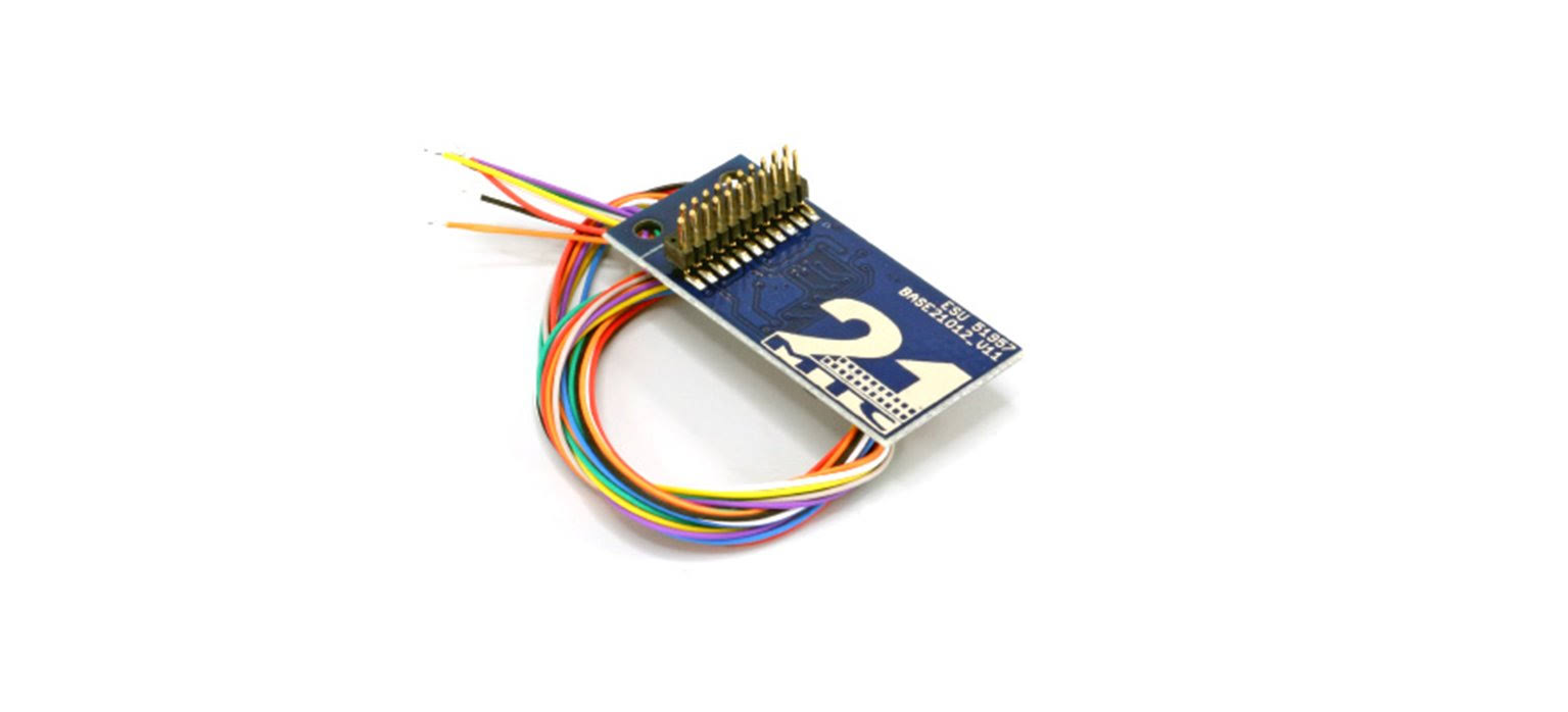 ESU 51957 - 21MTC Adapter Board for 21-pin Decoders