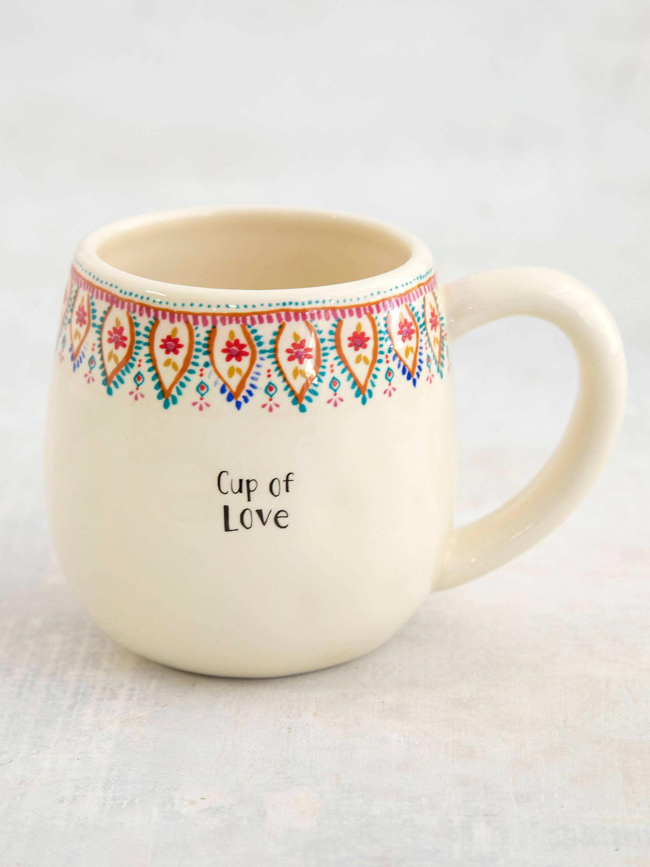 Natural Life : Cup of Love Borders Mug