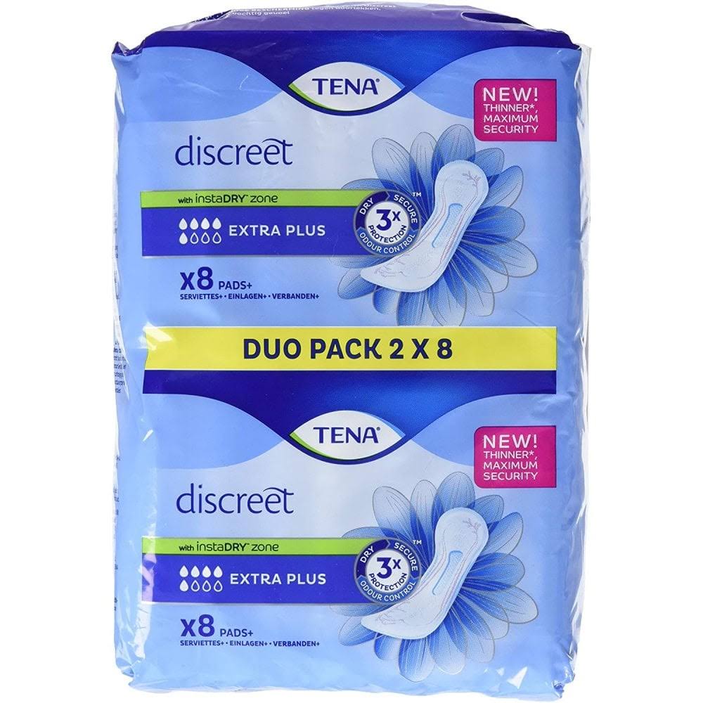 Tena Lady Extra Duo Plus 16 Pack