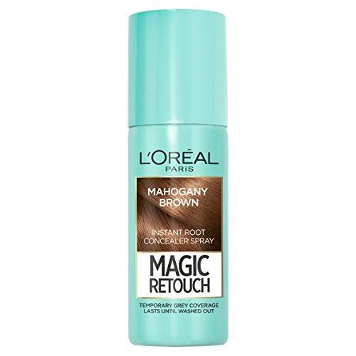 L'Oreal Paris Magic Retouch Instant Root Concealer Spray - Mahogany Brown, 75ml