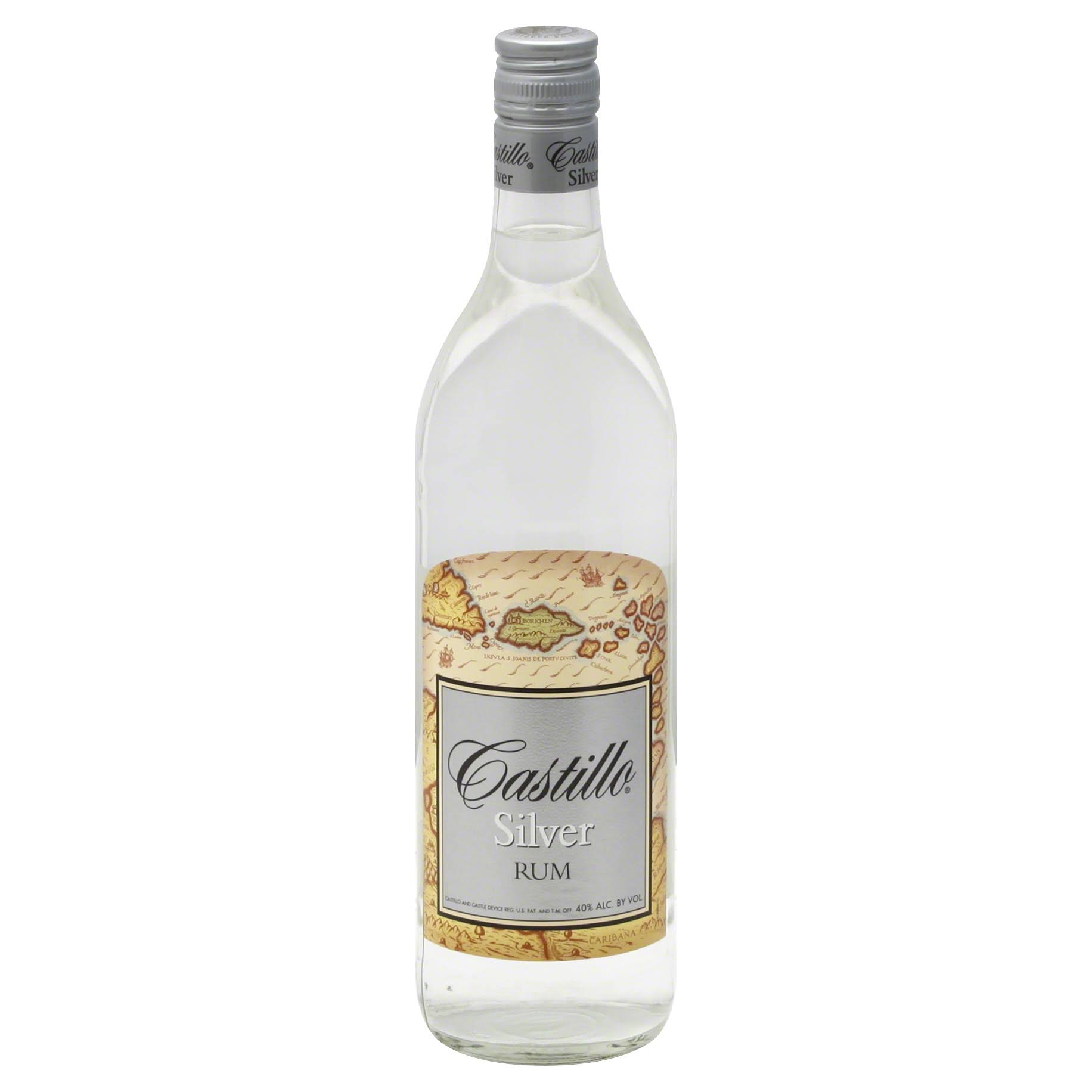 Castillo Silver Rum, Puerto Rican - 750 ml