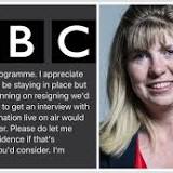 BBC begs ministers to resign live on air