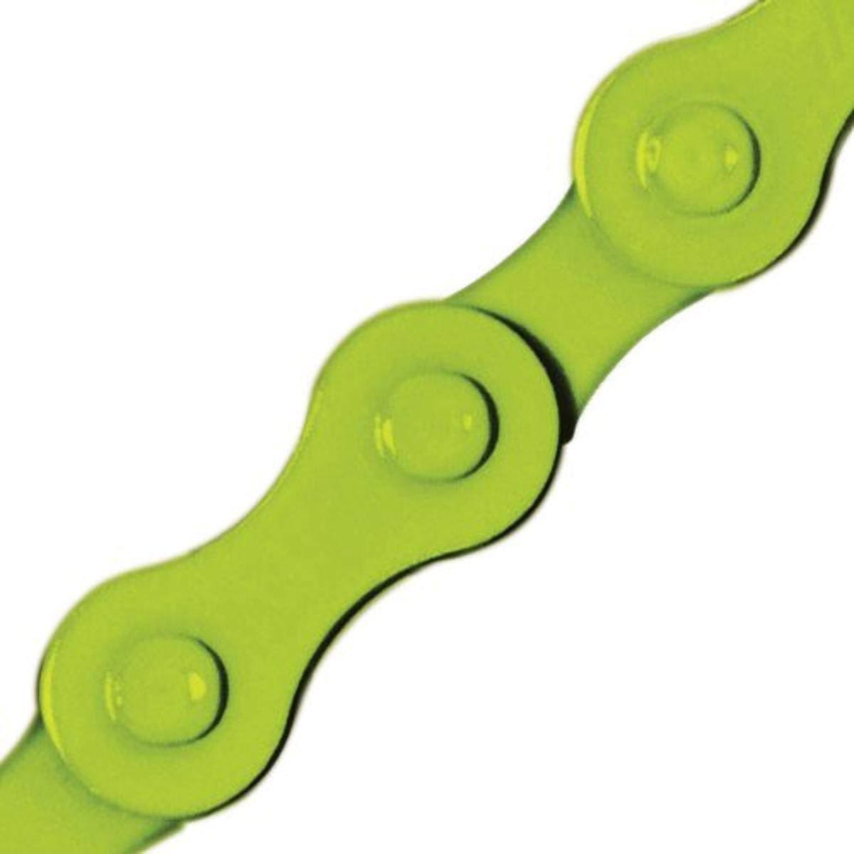 KMC S1 Single Speed Chain - 1/2" x 1/8", 112 Links, Green