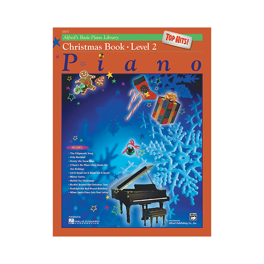 Alfred's Basic Piano Library Christmas Book Level 2 Top Hits - Alfred Publishing