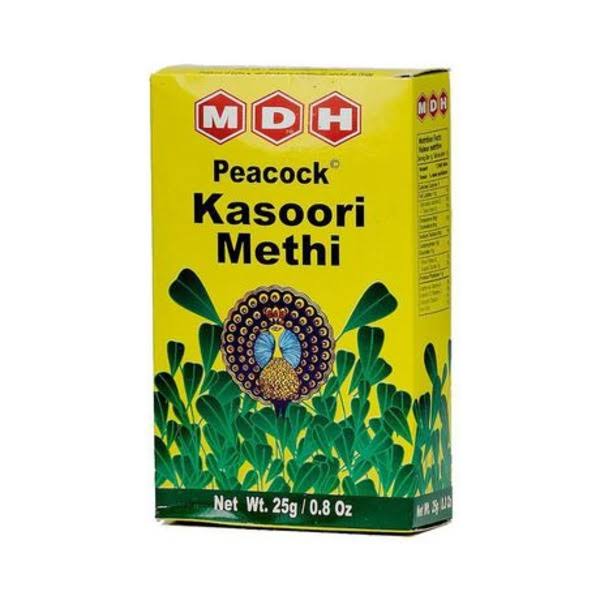 MDH Kasoori Methi Leaves Dried Fenugreek Leaves, 25 Gram