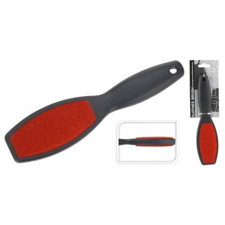 Clothes Cleaning Brush - Double Sided - Red/Black, 25cm