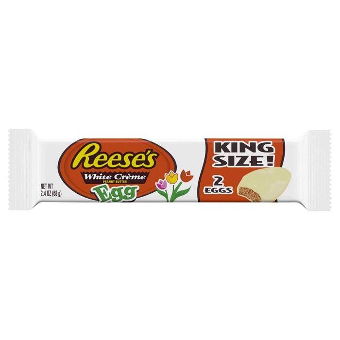 Reeses White Creme Peanut Butter Egg (King Size 2 Eggs) 68g